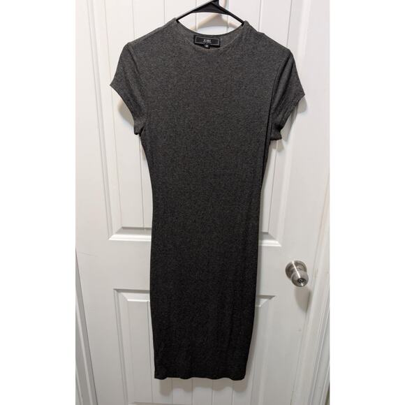Vibe Sportswear Form-Fitting Dress Size M Dark Gray Stretch Slimming Casual - Picture 1 of 8